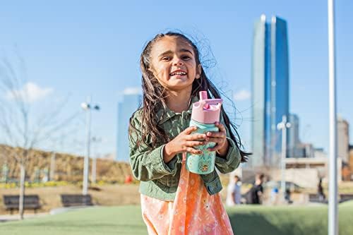 בקבוק מים פשוט של מארוול ילדים עם מכסה קש | מתנות כוסות נירוסטה מבודדות לשימוש חוזר לטיול פעוטות